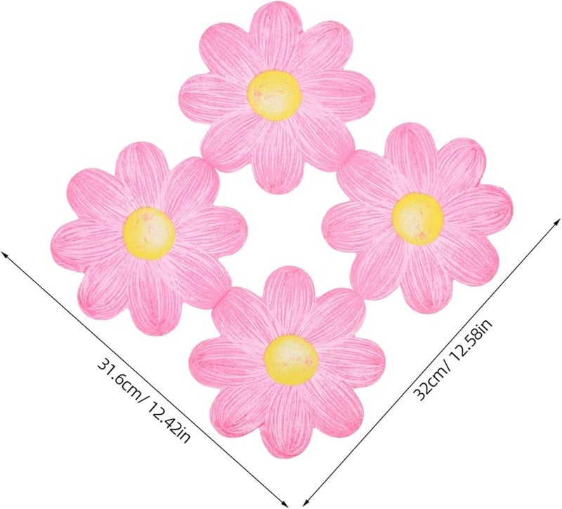 Rosy Daisy Floral Paper Napkins 40 Sheets For Birthday Wedding Party Table Decorations - Image 2